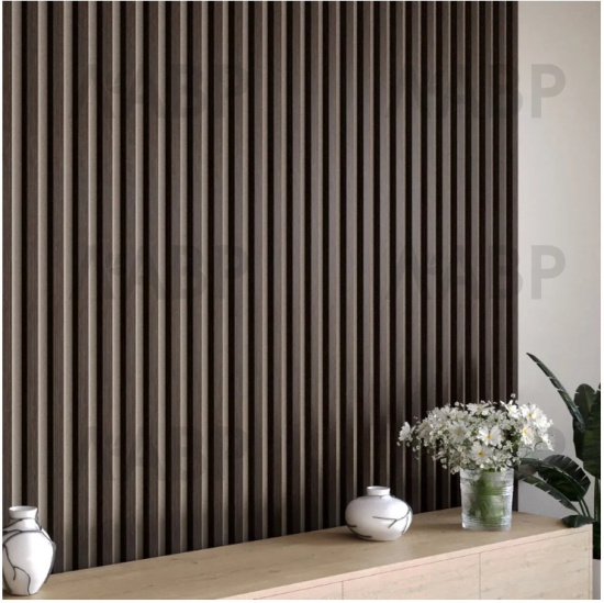 рейка интерьерная МДФ 22*30*2800 дуб венге цаво / 35280 / оптом и в розницу / мебельная фурнитура "ЛАВР"