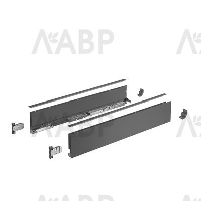 Хеттих/AvanTech You ящик 100% выдвижения 101*600мм, антрацит, БЕЗ направл /9255331 / 97015-1 / оптом и в розницу / мебельная фурнитура "ЛАВР"