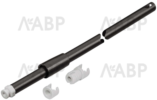 Комплект продольных круглых рейлингов для выдвижных ящиков Moovit 450мм серебристый 553.59.904 Hafele / 49018 / оптом и в розницу / мебельная фурнитура "ЛАВР"