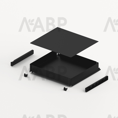 Хеттих/выдвижная корзина Naro 200, ширина корпуса 600 мм, H120 мм, антрацит /9381039 / 97827 / оптом и в розницу / мебельная фурнитура "ЛАВР"