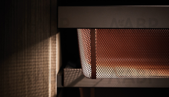 Nuomi/выдвижная корзина сетчатая Ralphie 864*469*184mm, шампань / 6100190 / 86057 / оптом и в розницу / мебельная фурнитура "ЛАВР"