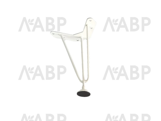 Опора мебельная регулируемая усиленная LOFT 150мм белая / 10252 / оптом и в розницу / мебельная фурнитура "ЛАВР"