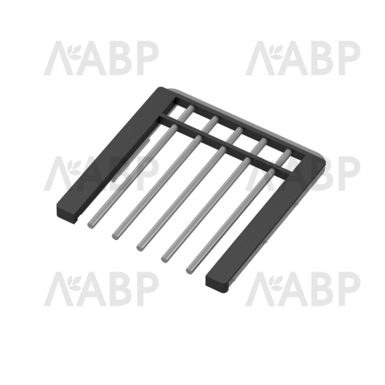 гардероб Аристо/460/вешалка для брюк выдвижная с доводчиком L=450, массив темное дерево WD0401.VP045 / 29561 / оптом и в розницу / мебельная фурнитура "ЛАВР"