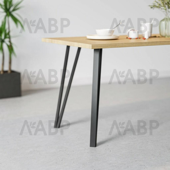 опора мебельная 710*40*20, черная / 10408 / оптом и в розницу / мебельная фурнитура "ЛАВР"