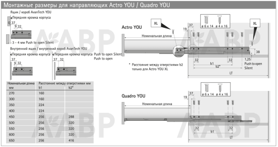 Выдвижной ящик AvanTech You 101*500мм, БЕЗ направляющих серебристый 9255249 Hettich / 97305 / оптом и в розницу / мебельная фурнитура "ЛАВР"