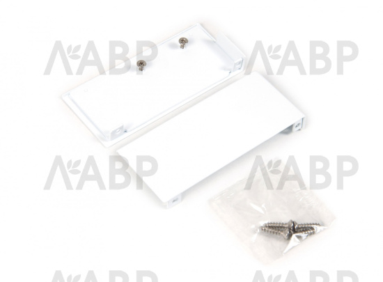 Держатель передней стенки стандартного внутеннего ящика СТАРТ белый SBH43/W Boyard / 709478 / оптом и в розницу / мебельная фурнитура "ЛАВР"