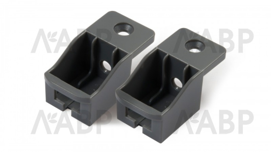 СТАРТ держатель продольного рейлинга SBR08 и SBR09, графит SBH40/GRPH (100) / 709541 / оптом и в розницу / мебельная фурнитура "ЛАВР"