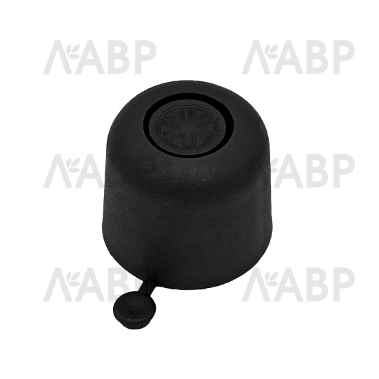 Опора мебельная регулируемая цилиндрическая 50*44мм черная / 10002 / оптом и в розницу / мебельная фурнитура "ЛАВР"