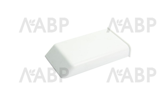 Заглушка декоративная для навеса Strong левая, белая / 13190 / оптом и в розницу / мебельная фурнитура "ЛАВР"