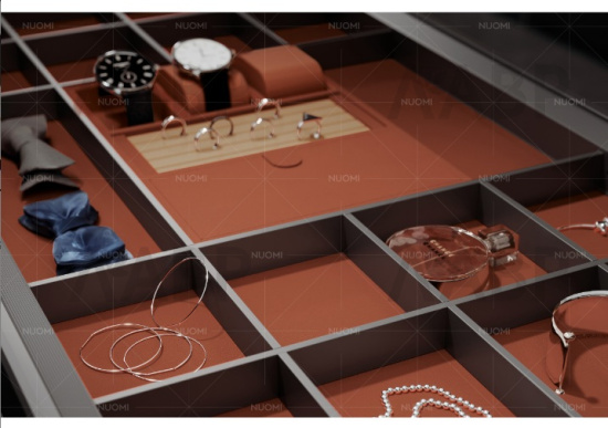 Nuomi/выдвижная полка для аксессуаров Ralphie 564*469*85mm, серый / 6110360 / 86009 / оптом и в розницу / мебельная фурнитура "ЛАВР"