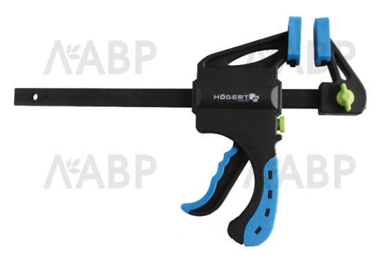 Струбцина столярная быстрозажимная 100*34мм HT3B935 HOEGERT / 58157 / оптом и в розницу / мебельная фурнитура "ЛАВР"