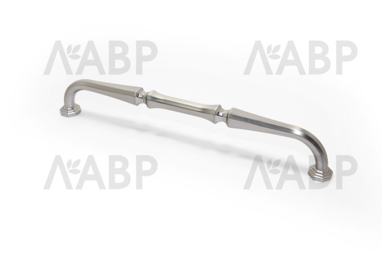 ручка скоба Laurus PRO ZA2411 192мм никель матовый атласный MBSN / 39513-8 / оптом и в розницу / мебельная фурнитура "ЛАВР"