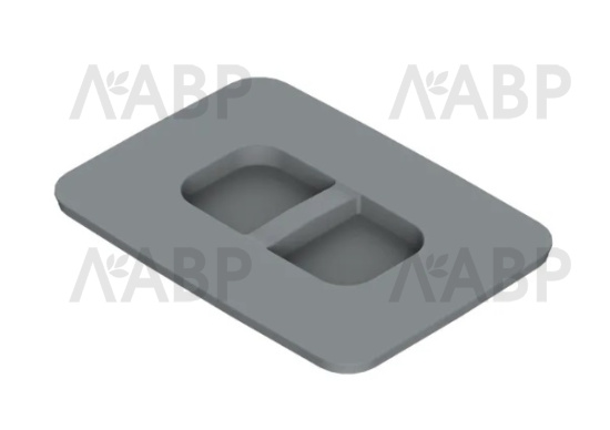 крышка для ведер 7л/9л, пластмасса графит/ТE22.5680.05.007 / 16567 / оптом и в розницу / мебельная фурнитура "ЛАВР"