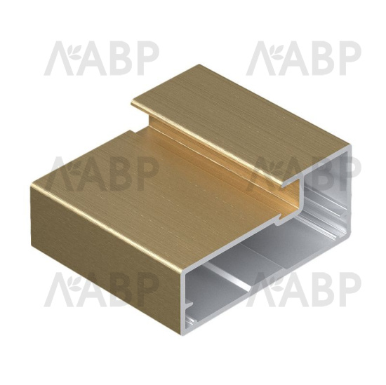 Аристо/* профиль рамочный 834, золото крацованное,  5,4м /DE0834.VP540.GLBAN.CJ / 92294 / оптом и в розницу / мебельная фурнитура "ЛАВР"