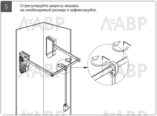 Firmax пантограф 564-764мм, черный/FRM5811.564.06 / 06208 / оптом и в розницу / мебельная фурнитура "ЛАВР"