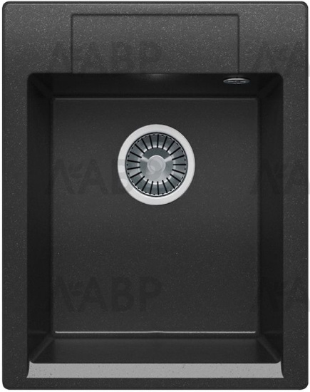 Мойка мраморная Argo 420 №16 черный 420*510*200мм / 62562 / оптом и в розницу / мебельная фурнитура "ЛАВР"