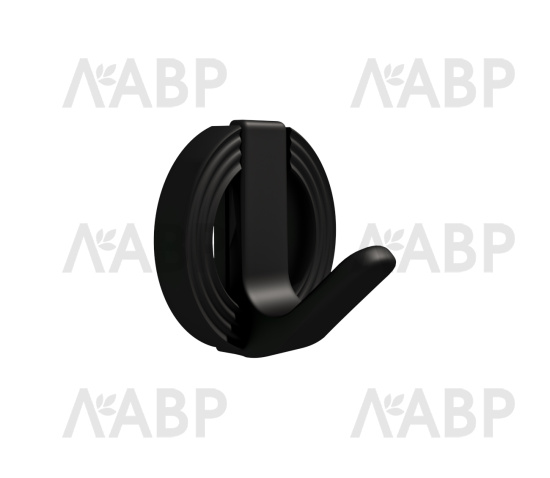 крючок HK5919 Laurus PRO черный матовый / 07245 / оптом и в розницу / мебельная фурнитура "ЛАВР"