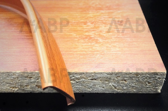 Кант накладной U16 вишня светлая 99К01А / 03005 / оптом и в розницу / мебельная фурнитура "ЛАВР"