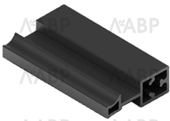 Аристо Slim Line/черный матовый рамка средняя (5,4м) / 22667 / оптом и в розницу / мебельная фурнитура "ЛАВР"