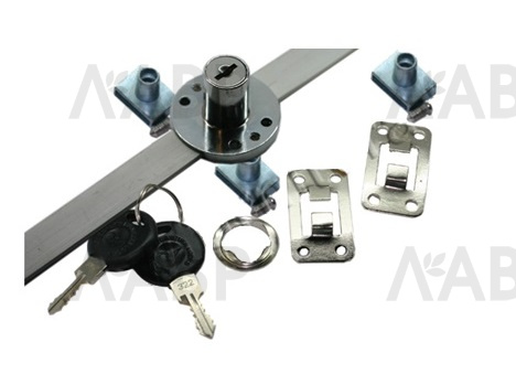 Замок центральный боковой на 3 ящика D=20 мм / 01003 / оптом и в розницу / мебельная фурнитура "ЛАВР"