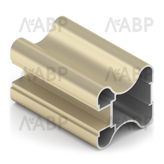 Аристо ЭКО//золото матовое вертикальный профиль H (5,4м) / 92215 / оптом и в розницу / мебельная фурнитура "ЛАВР"