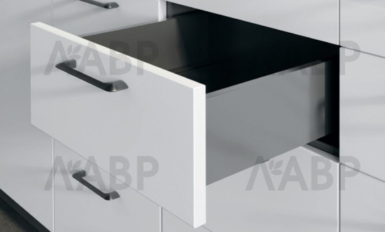 ящик GTV AXIS PRO 120*500мм, доводчик, 40кг, белый/PB-AXISPRO-KPL500B1 / 09647 / оптом и в розницу / мебельная фурнитура "ЛАВР"