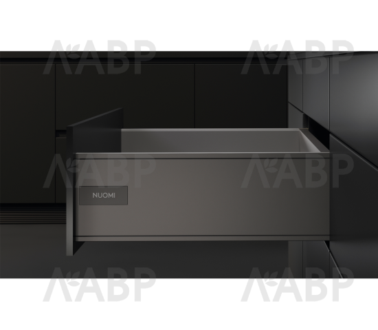 Nuomi/ящик ультратонкий SLIM 99*450, серый /7082452 / 509205 / оптом и в розницу / мебельная фурнитура "ЛАВР"