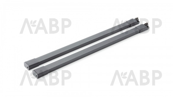 СТАРТ рейлинг прямоугольный 450мм Боярд графит, SBR09/GRPH/450 (10/50) / 709554 / оптом и в розницу / мебельная фурнитура "ЛАВР"