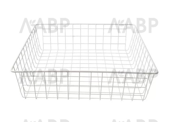корзина сетчатая 400*400*120мм, Firmax, без направляющих, белый/FRM5540.07/120 / 25846 / оптом и в розницу / мебельная фурнитура "ЛАВР"