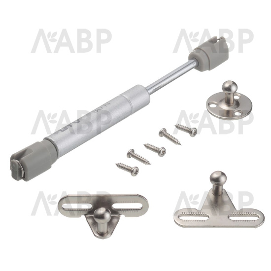 Газовый лифт нагрузка 80Н короткий L-160мм алюминий PD-G80160-02 GTV / 06053 / оптом и в розницу / мебельная фурнитура "ЛАВР"