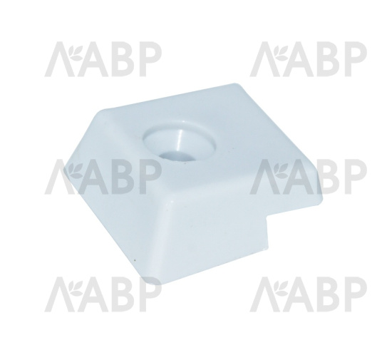 Зеркалодержатель пластик белый / 13080 / оптом и в розницу / мебельная фурнитура "ЛАВР"