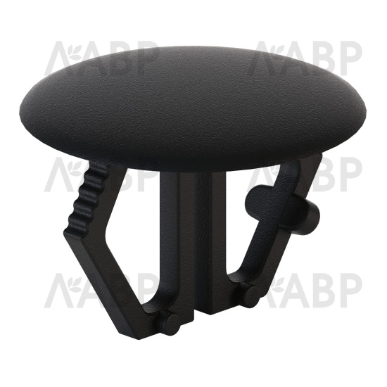 ЛОФТ заглушка круглая, пластик, черный / 78025 / оптом и в розницу / мебельная фурнитура "ЛАВР"