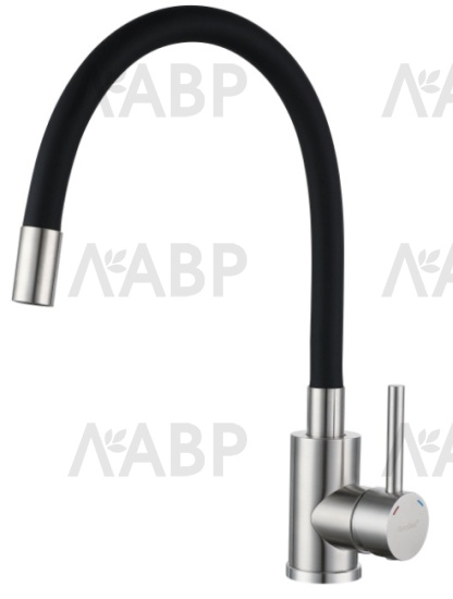 смеситель GranFest Urban QUARZ 5433 нержавеющая сталь / 662005 / оптом и в розницу / мебельная фурнитура "ЛАВР"