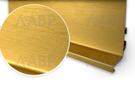 GOLA* ручка-профиль С-образный, длина 4200мм, золото шлифованное (4шт) / 39503 / оптом и в розницу / мебельная фурнитура "ЛАВР"