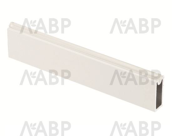 штанга гардеробная GTV прямоугольная 12*32*1,5мм, с креплением,белая, L=3000мм(20шт)/WG-RRPSET-B-10 / 23118 / оптом и в розницу / мебельная фурнитура "ЛАВР"