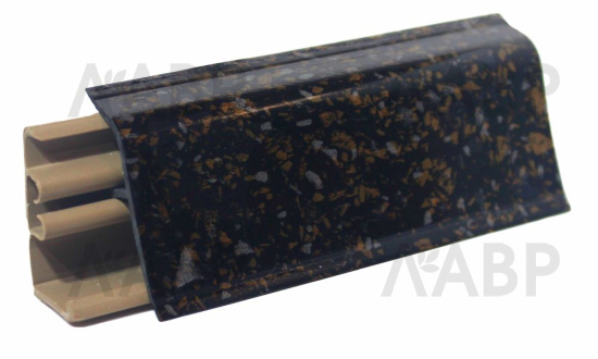 Плинтус для столешниц LB38 черная бронза 3,0м 38-384 Korner (аналог 53090) / 53410 / оптом и в розницу / мебельная фурнитура "ЛАВР"