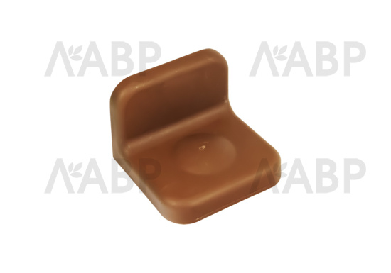 навес пластиковый коричневый нагрузка 35кг/шт (400шт) / 13383 / оптом и в розницу / мебельная фурнитура "ЛАВР"