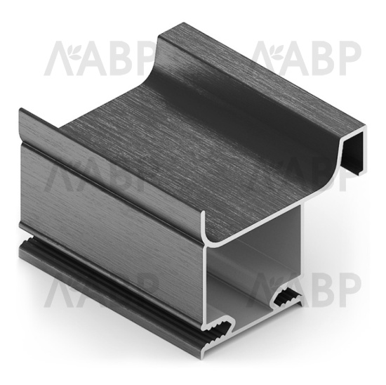 GOLA профиль L вертикальный, длина 4500, черный крац. / 39752 / оптом и в розницу / мебельная фурнитура "ЛАВР"