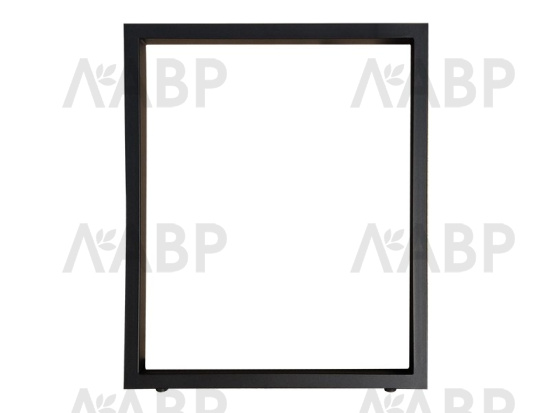 Опора мебельная для столов П-образная 495х720мм черная ЭКОНОМ / 10334 / оптом и в розницу / мебельная фурнитура "ЛАВР"