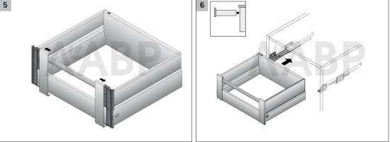 Выдвижной ящик ArciTech с надставками Top Side 218/94*4500мм белый 9149332 Hettich / 97378 / оптом и в розницу / мебельная фурнитура "ЛАВР"
