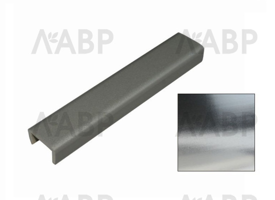 Универсальная заглушка для цоколя h=100мм зеркало/хром / 42438 / оптом и в розницу / мебельная фурнитура "ЛАВР"