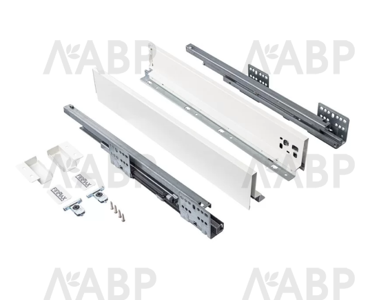 Firmax Smartline ящик 84*550мм, доводчик, 35кг, белый/FRM0755.007/84 / 509150 / оптом и в розницу / мебельная фурнитура "ЛАВР"
