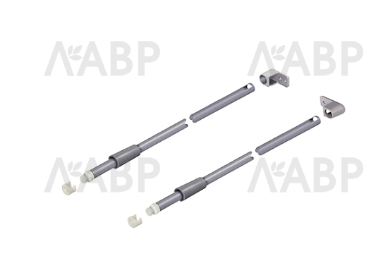 Комплект продольных круглых рейлингов для выдвижных ящиков Moovit 400мм серебристый 553.59.903 Hafele / 49126 / оптом и в розницу / мебельная фурнитура "ЛАВР"