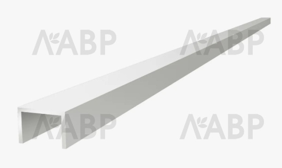 планка для щита 4мм торцевая белая 600 мм / 96219 / 15236 / оптом и в розницу / мебельная фурнитура "ЛАВР"