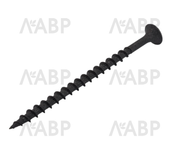 саморез 3,8*64 потай, крупн резьба, оксид / 26618 / оптом и в розницу / мебельная фурнитура "ЛАВР"