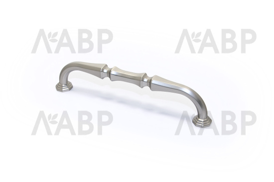 ручка скоба Laurus PRO ZA2411 128мм никель матовый атласный MBSN / 39513-5 / оптом и в розницу / мебельная фурнитура "ЛАВР"