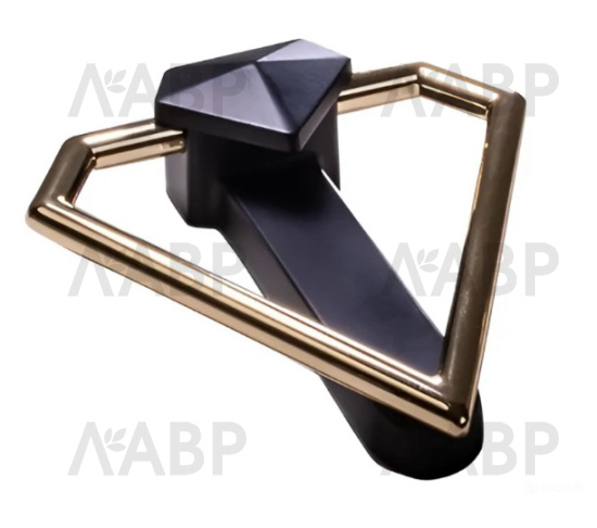 Ручка мебельная кнопка черный матовый LS147 TDM / 519304 / оптом и в розницу / мебельная фурнитура "ЛАВР"