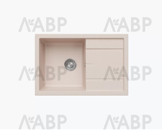 мойка кварцевая Tolero R-112 саванна 760*510*190мм (дефект) / 62783-1 / оптом и в розницу / мебельная фурнитура "ЛАВР"