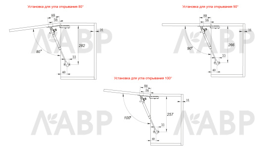 Газовый лифт нагрузка 80Н с доводчиком GL106W/80/3 Boyard / 706059 / оптом и в розницу / мебельная фурнитура "ЛАВР"