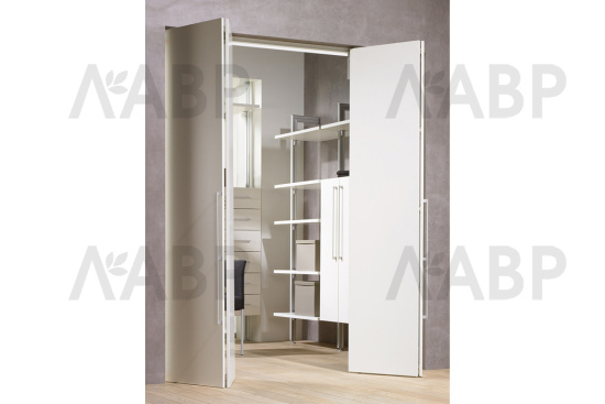 Профиль ходовой 2400мм для складных дверей Wing Line 230, белый 1079849 Hettich / 37157 / оптом и в розницу / мебельная фурнитура "ЛАВР"